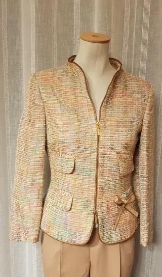 Chaqueta Purificación García cremallera