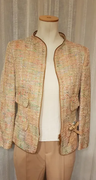 Chaqueta Purificación García cremallera