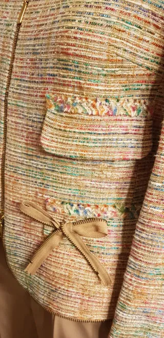 Chaqueta Purificación García cremallera