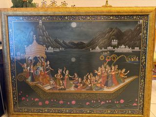 Cuadro antiguo pintado a mano