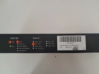 Teclado Mecánico Dierya DK61SE 60% Blanco