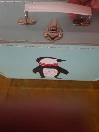 Maletín infantil con pingüino