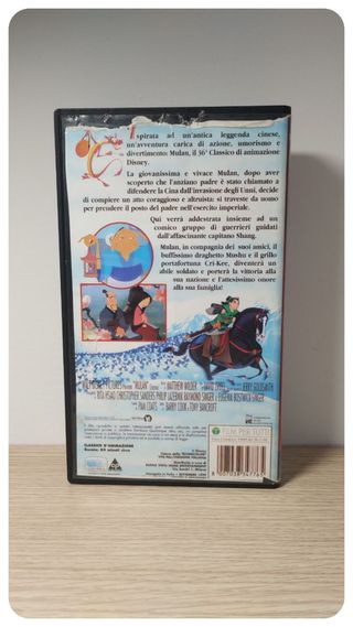 Videocassetta VHS WALT DISNEY MULAN 1999 VS4776