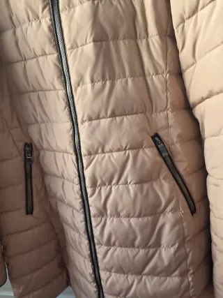 Plumífero mujer rosa-nude Armani Jeans