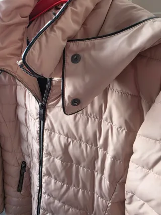 Plumífero mujer rosa-nude Armani Jeans