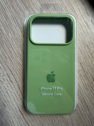 Funda iPhone 17 Pro Silicona Verde
