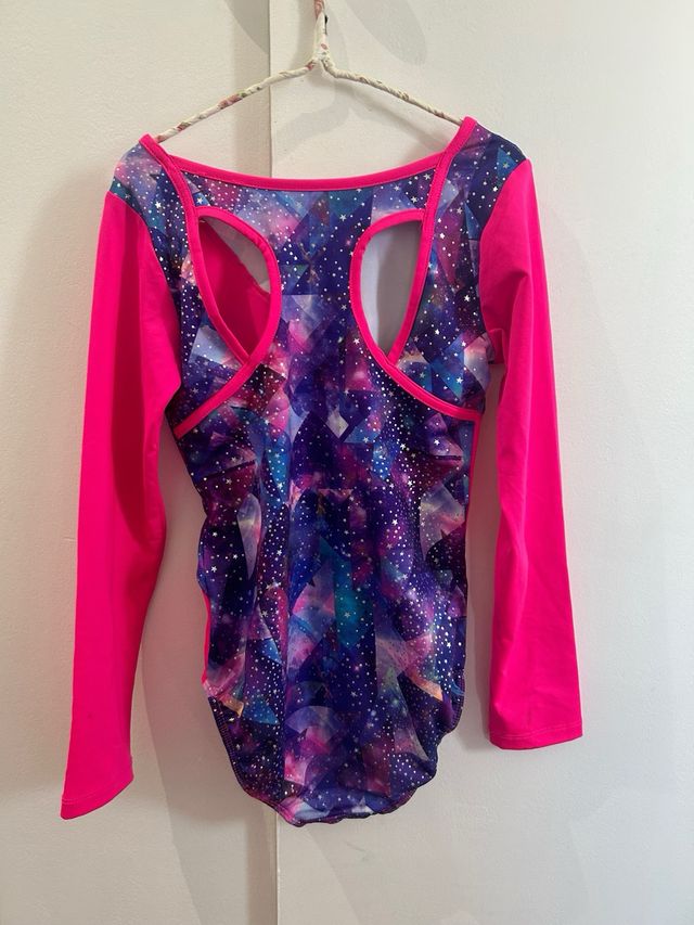 Malla competición gimnasia niña galaxia