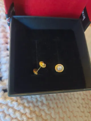 Pendientes bebé oro