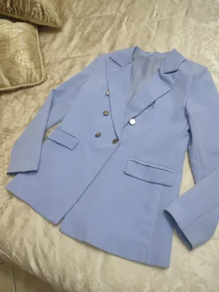 Giacca blazer donna lilla taglia S