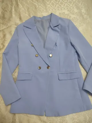 Giacca blazer donna lilla taglia S