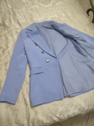 Giacca blazer donna lilla taglia S