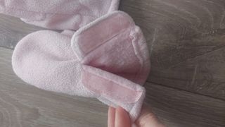 Guantes polares rosas 3-6 años