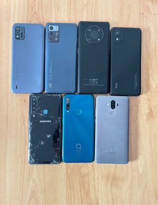 Lote 7 móviles rotos