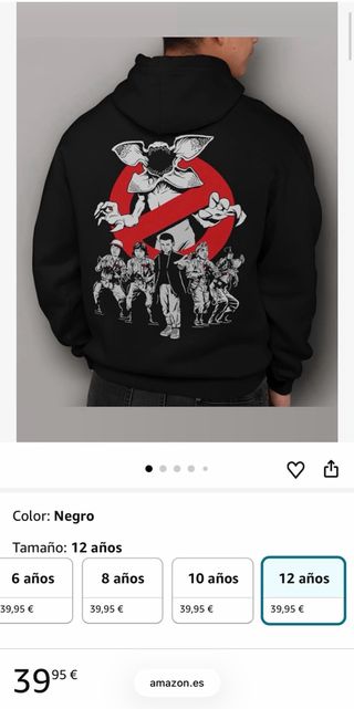 Sudadera stranger things talla 12-14