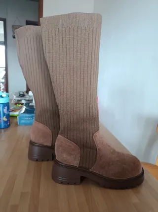 Stivali donna marroni