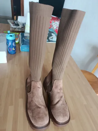 Stivali donna marroni