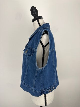 Gilet Jeans Laura Torelli Taglia L Nuovo