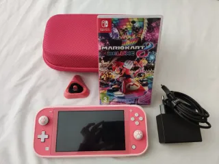 Nintendo Switch Lite Rosa + Mario Kart 8 Deluxe