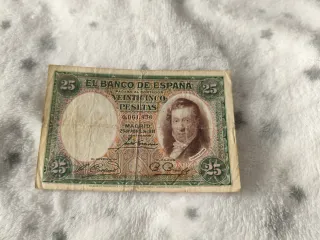 Billete 25 Pesetas Banco de España 1931