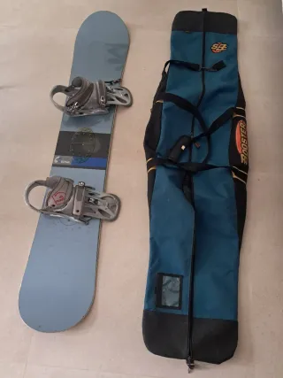 Tabla Snowboard Burton Custom 1,60 + Fijaciones +