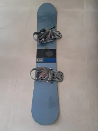 Tabla Snowboard Burton Custom 1,60 + Fijaciones +