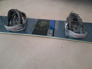 Tabla Snowboard Burton Custom 1,60 + Fijaciones +