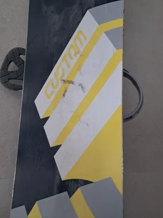 Tabla Snowboard Burton Custom 1,60 + Fijaciones +