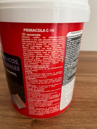 Adhesivo Primacola + Espátula Rubi