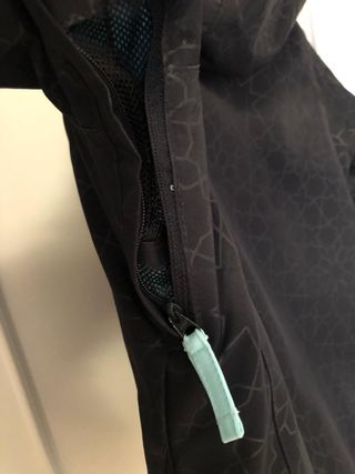 Chaqueta Roxy Esquí Negra y Turquesa