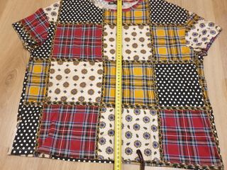 Lote 2 camisetas Zara T. M patchwork y paisley