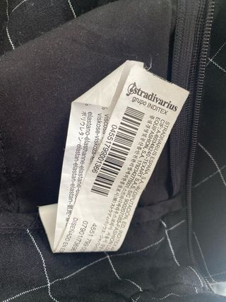 Pantalón Stradivarius Cuadros Talla S