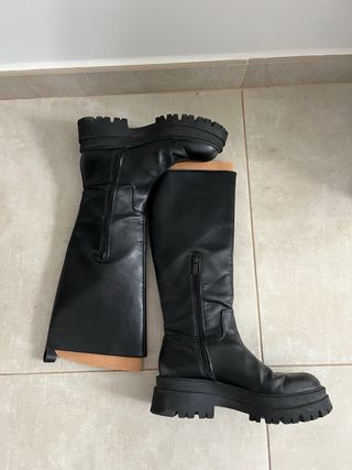 Botas altas negras talla 38