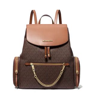 Mochila Michael Kors Mujer Marrón/Beige
