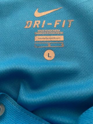 Nike Polo Dri-Fit Talla L Azul