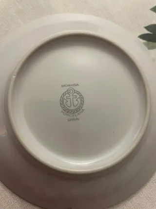 Juego de café porcelana floral