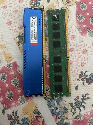 Disco duro, grafica geforce GTX y 2 rams