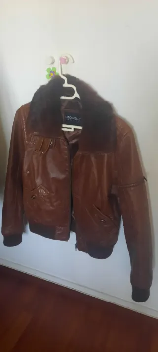 Chaqueta cuero Rino & Pelle Hombre Marrón