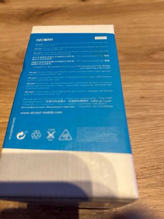 Alcatel 2008G bianco preconfigurato con base e pulsante SOS