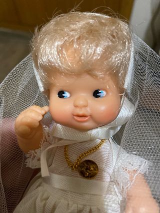 Barriguitas comunión vestido blanco