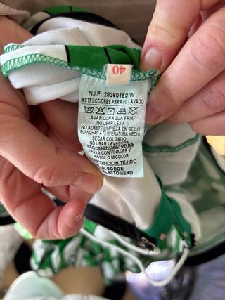 Vestido Flamenco Corto Lunares Verde