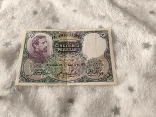 Billete 50 Pesetas Banco de España 1931