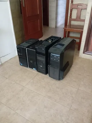 Lote de 4 PCs de oficina (Acer, Dell, Asus)