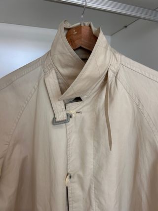 Gabardina beige hombre talla L