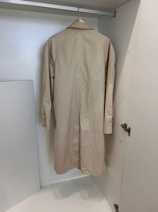 Gabardina beige hombre talla L