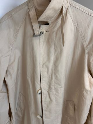 Gabardina beige hombre talla L