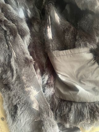 Parka Max Mara forrada piel