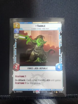 Yaddle 45/264 Tarjeta Star Wars CCG