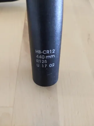 Manillar bicicleta carretera 44cm