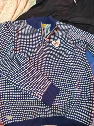 Jersey Lois niño azul y blanco talla 14