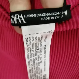 Leggings acanalados Zara fucsia sin estrenar
